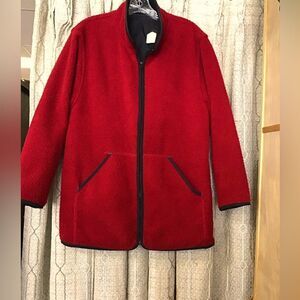 CS signature ladies med red black reversable jacket